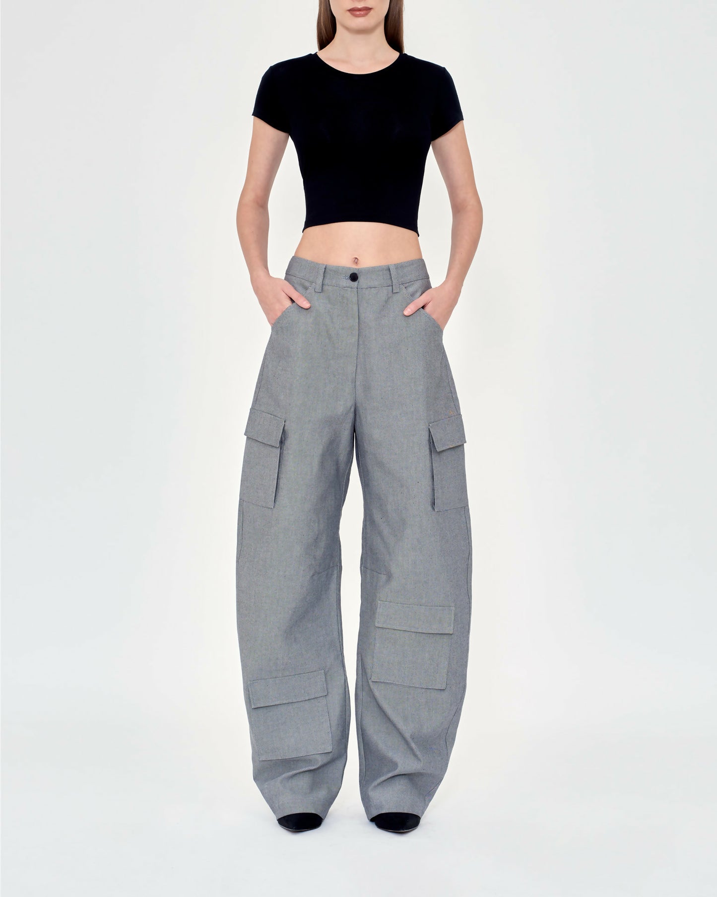 Cargo Pants Parigi in GOTS Certified Cotton