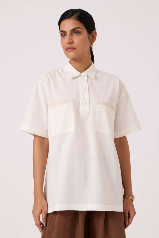 Alyosha Handwoven Embroidered Shirt