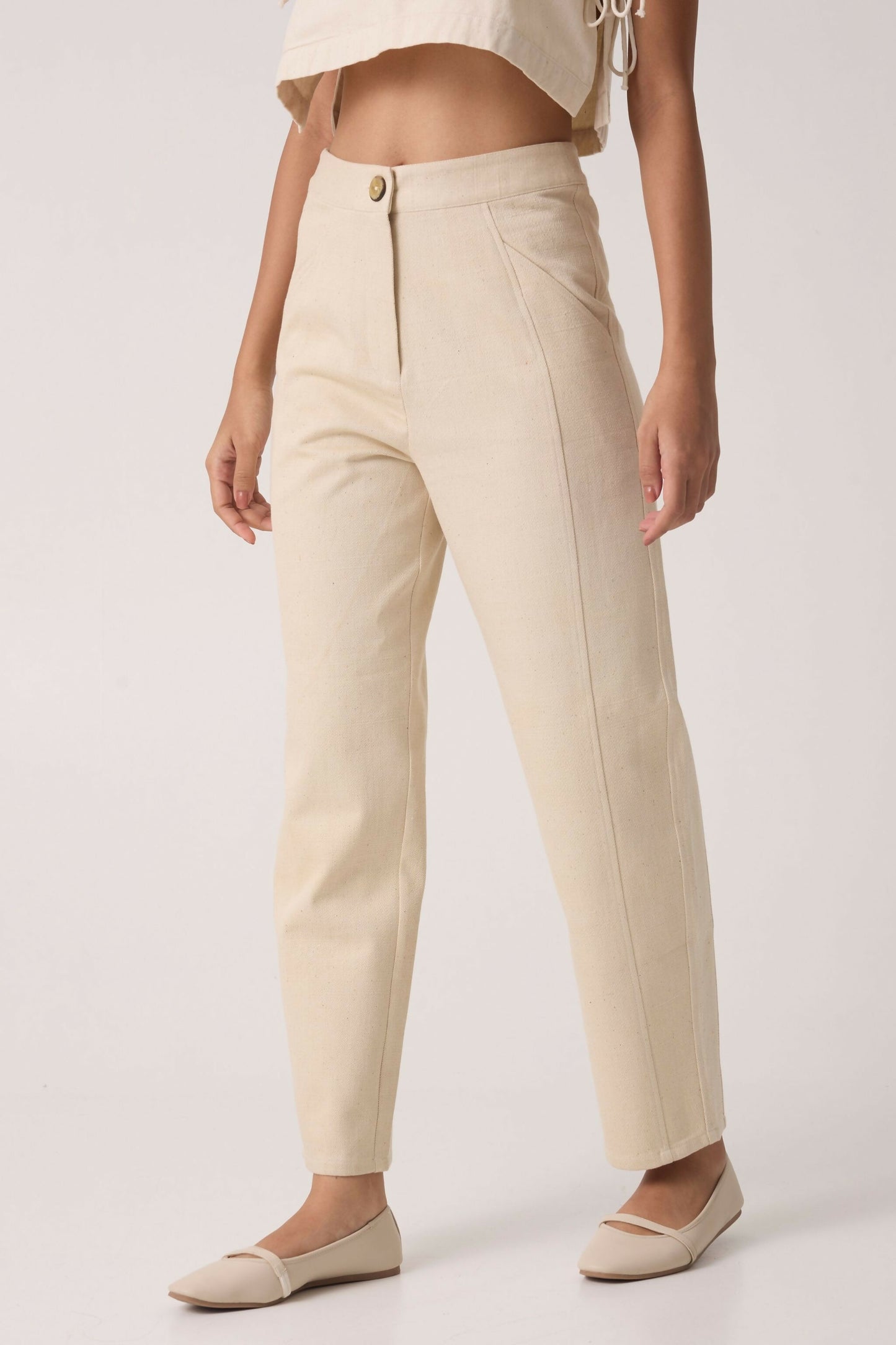 Sunisa Off White Denim Pants