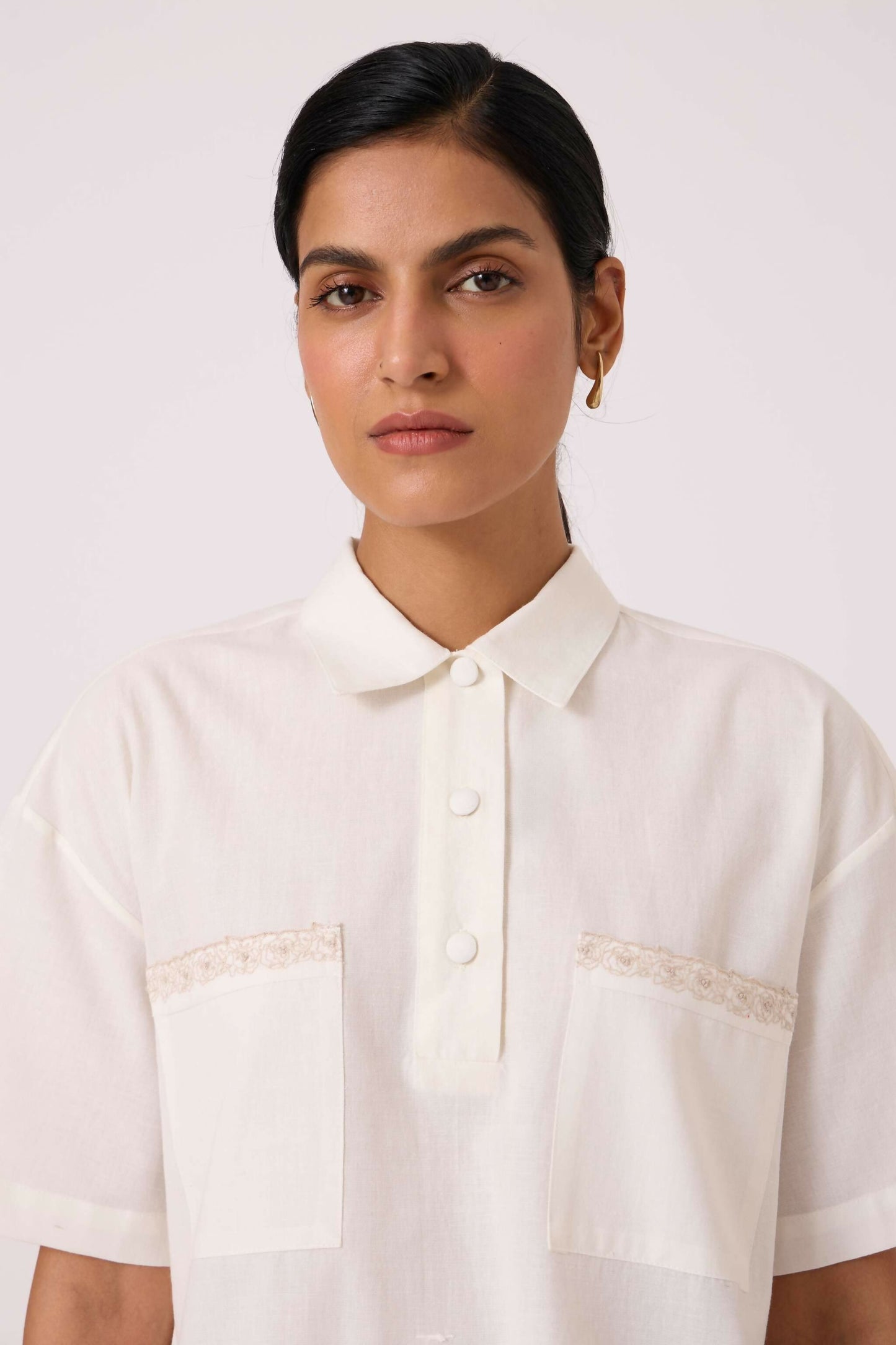 Alyosha Handwoven Embroidered Shirt