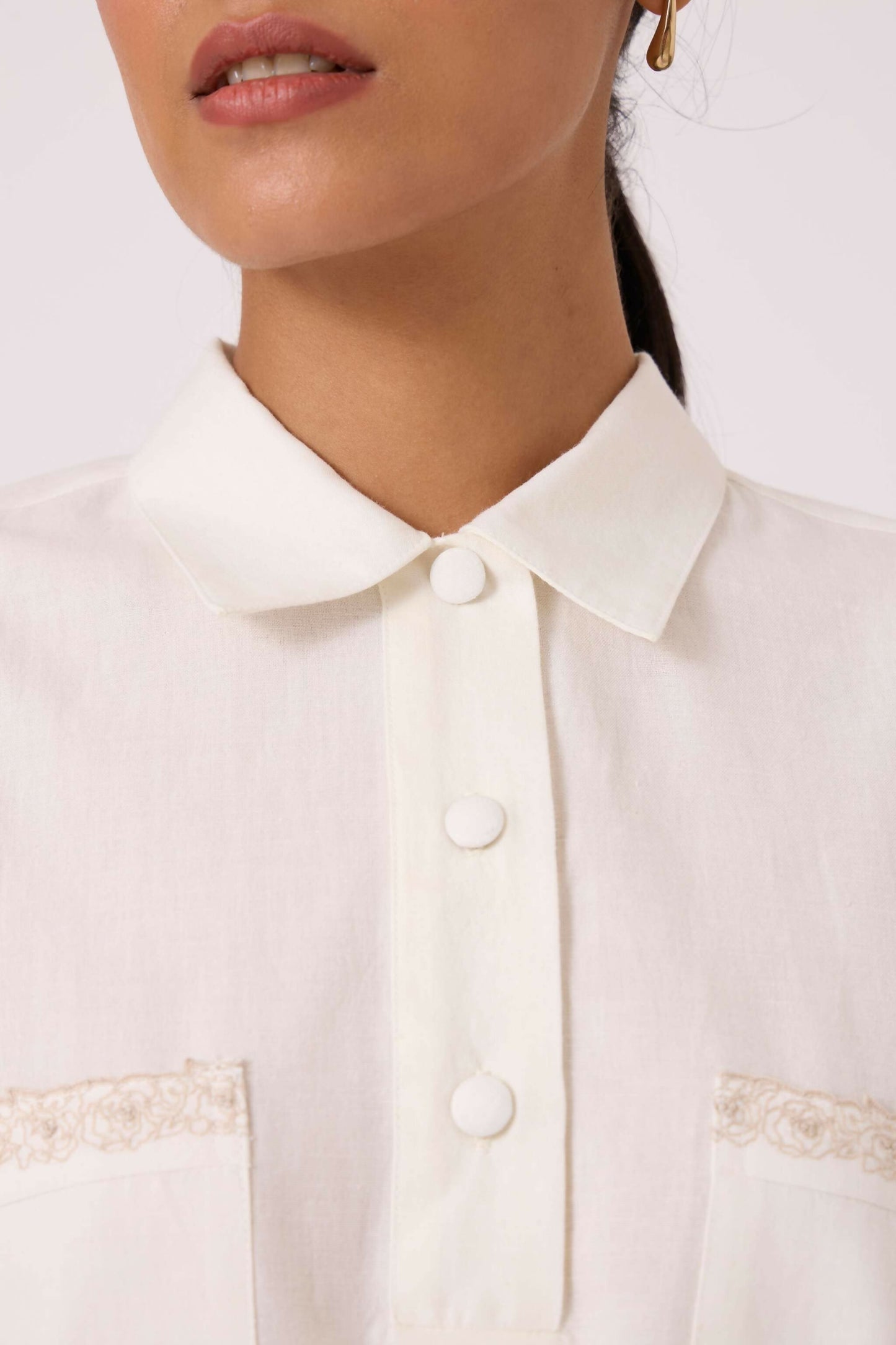 Alyosha Handwoven Embroidered Shirt